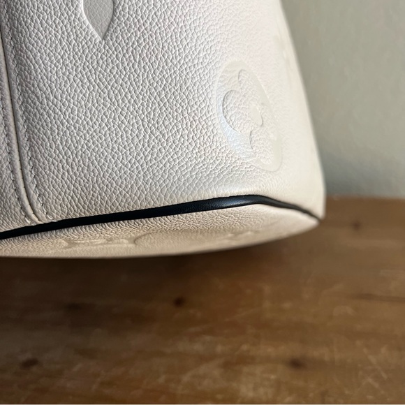 💸 SOLD • Louis Vuitton Wild at Heart Neverfull MM Cream Empreinte - Picture 9 of 16